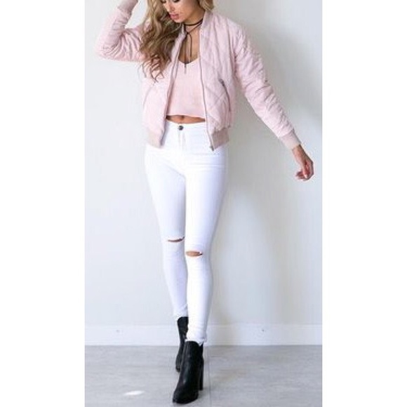 Angel Kiss Denim - Distressed Skinny Jean White Size 5